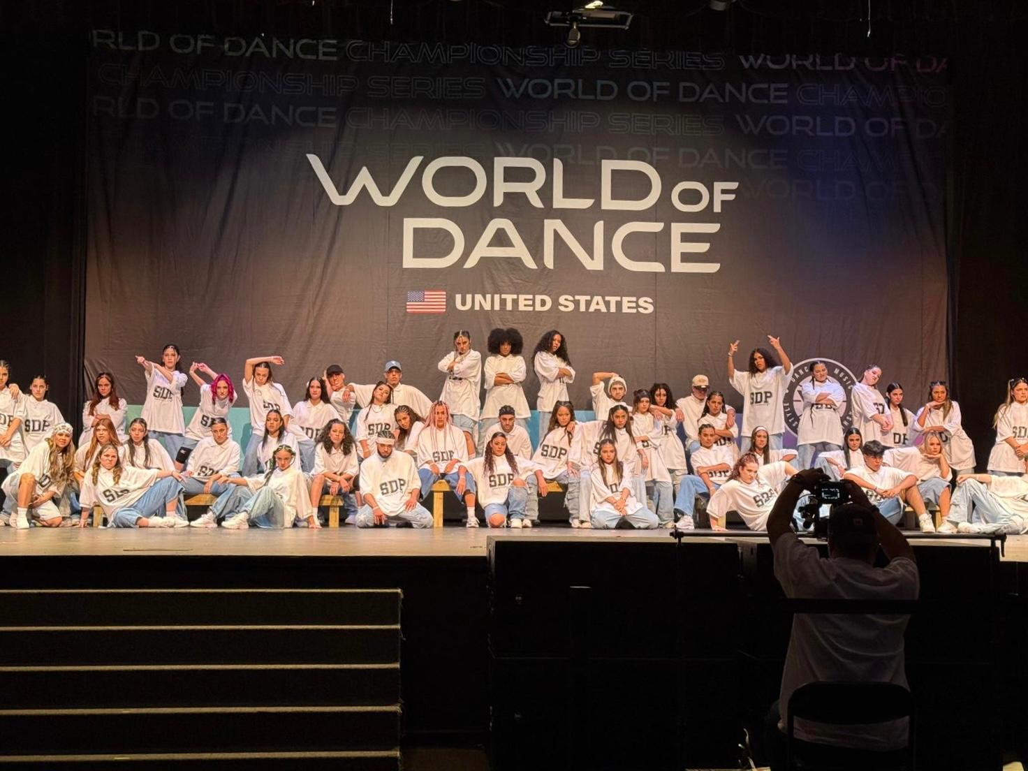 SDP Movement team on stage at the World of Dance United States Championship Series